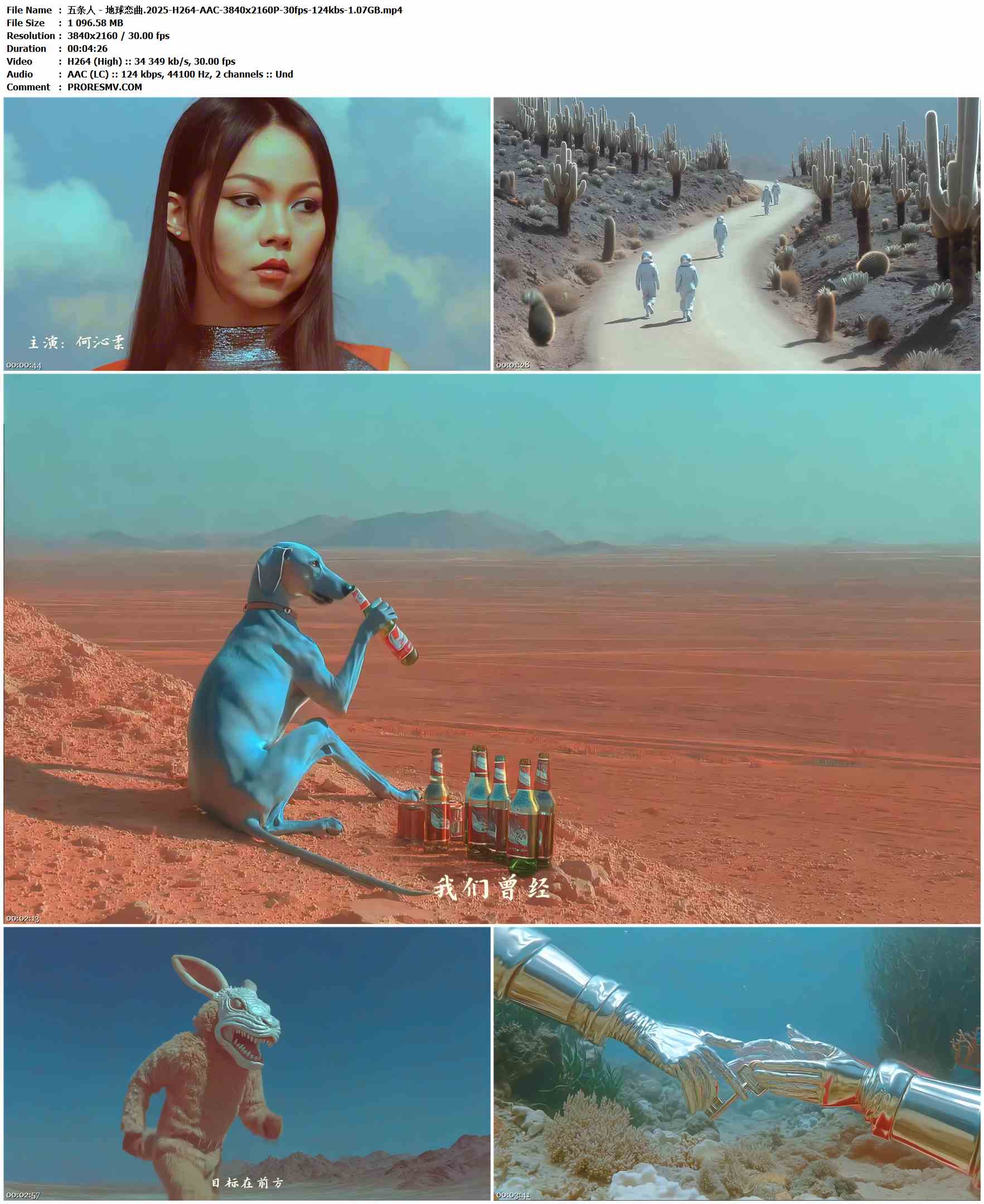 五条人 - 地球恋曲.2025-H264-AAC-3840x2160P-30fps-124kbs-1.07GB官方MV_高清MV